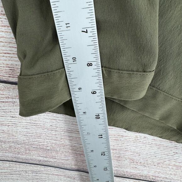 Vintage Adidas Hiking Shorts Men's Size 40 Olive Green Adjustable Waist - Picture 10 of 10